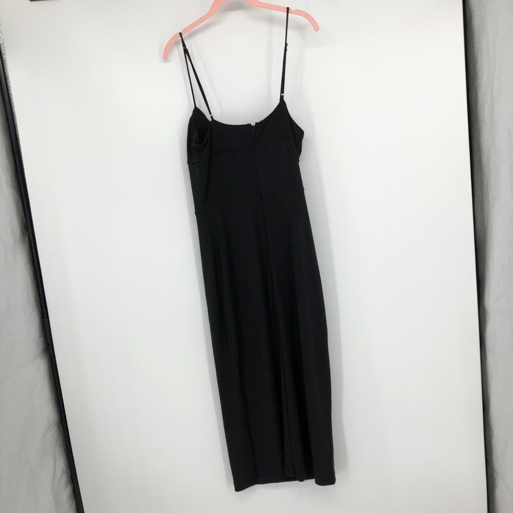NWT Dynamite Black midi corset detail cami dress Medium - Picture 12 of 14